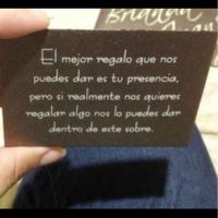 Mesa de regalos - 1