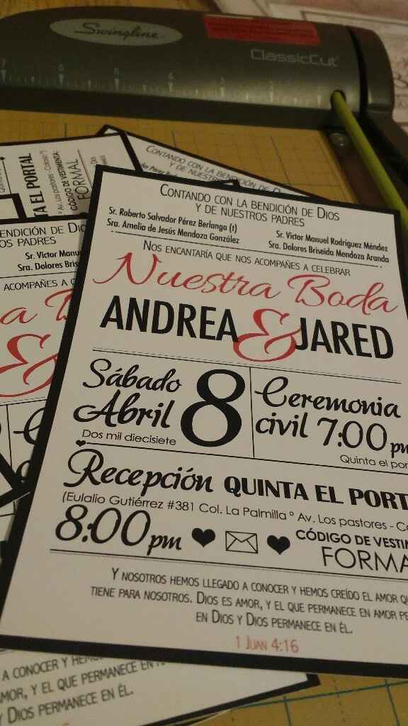 Invitaciones primera parte - 1