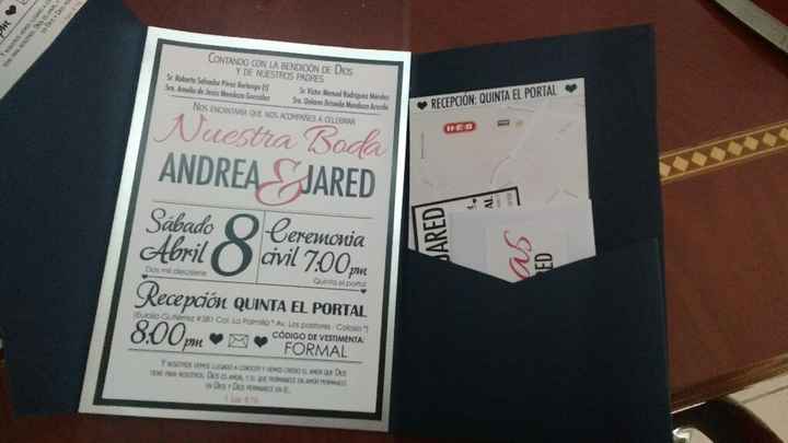¡por fin! nuestras invitaciones - 2