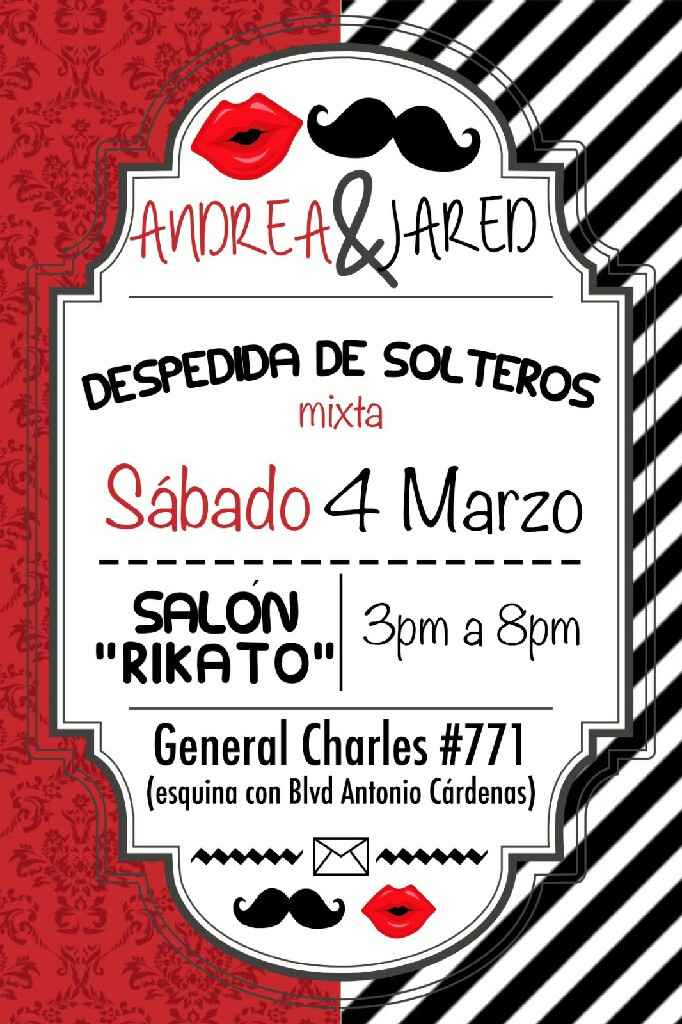 Nuestra despedida de solteros - 1