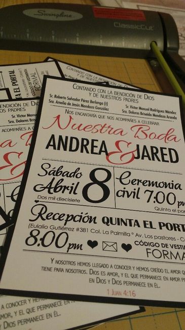 Invitaciones primera parte - 1