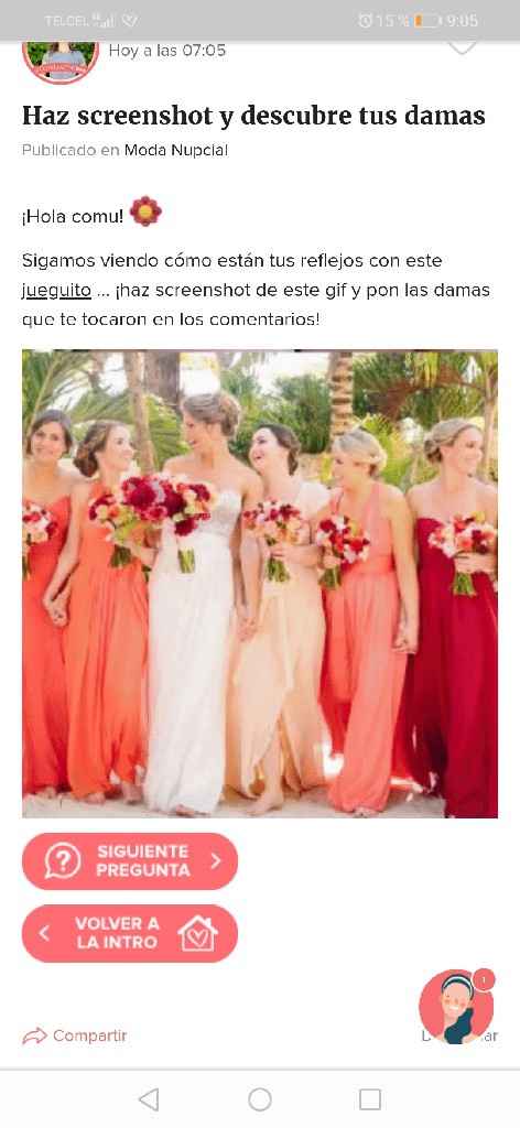 Haz screenshot y descubre tus damas - 1