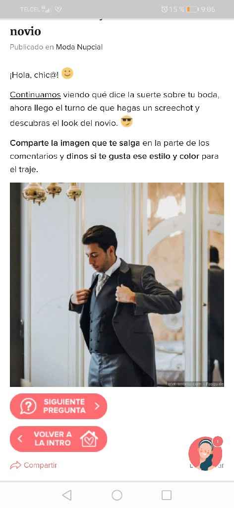 Haz screenshot y descubre el look de novio - 1