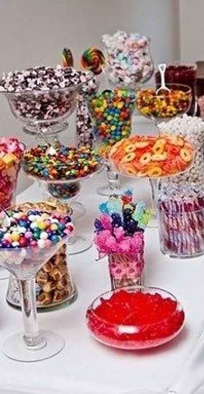 Mesa de dulces favoritos