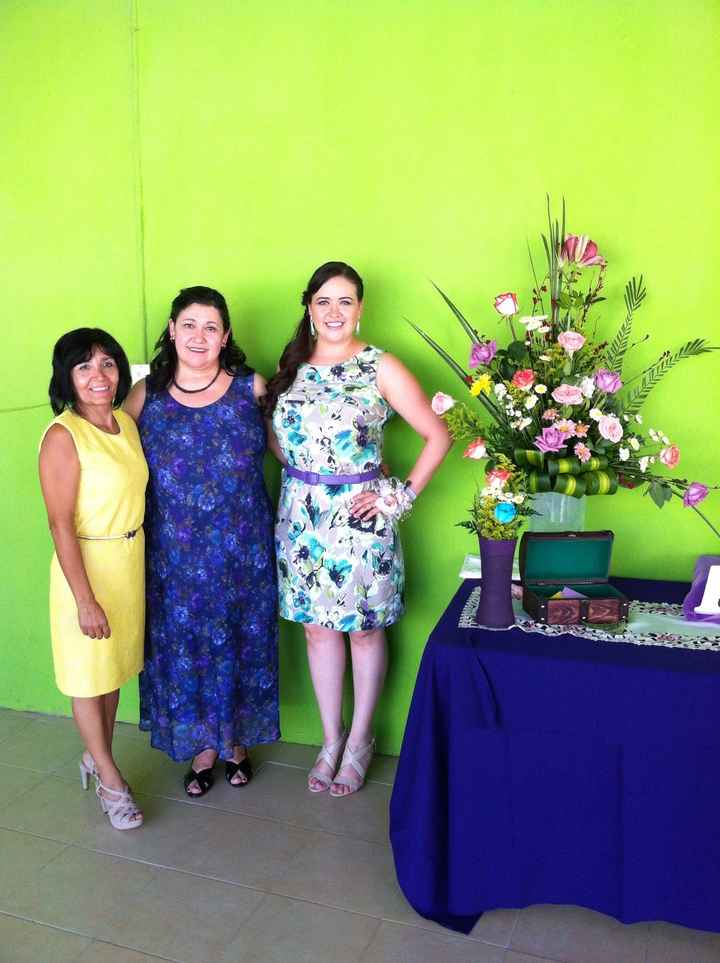 Mi suegra, mi mama  y yo