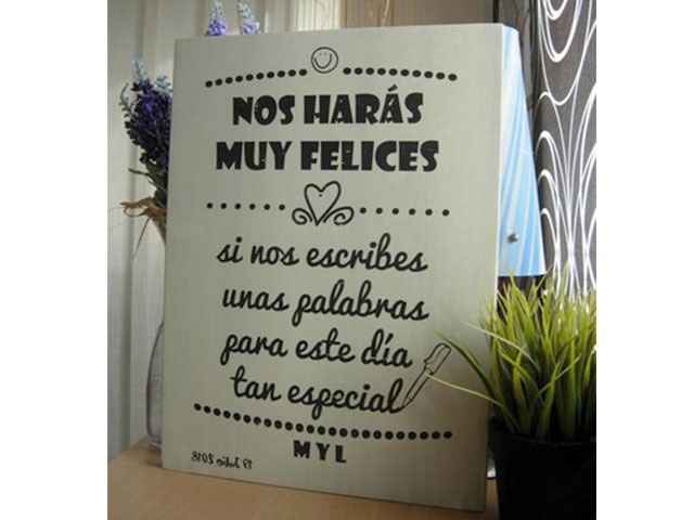 Pondremos una foto gigante y ahi firmaran 