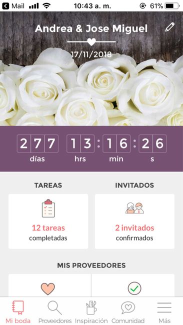 ¡Escribe los días que faltan para tu boda! - 1