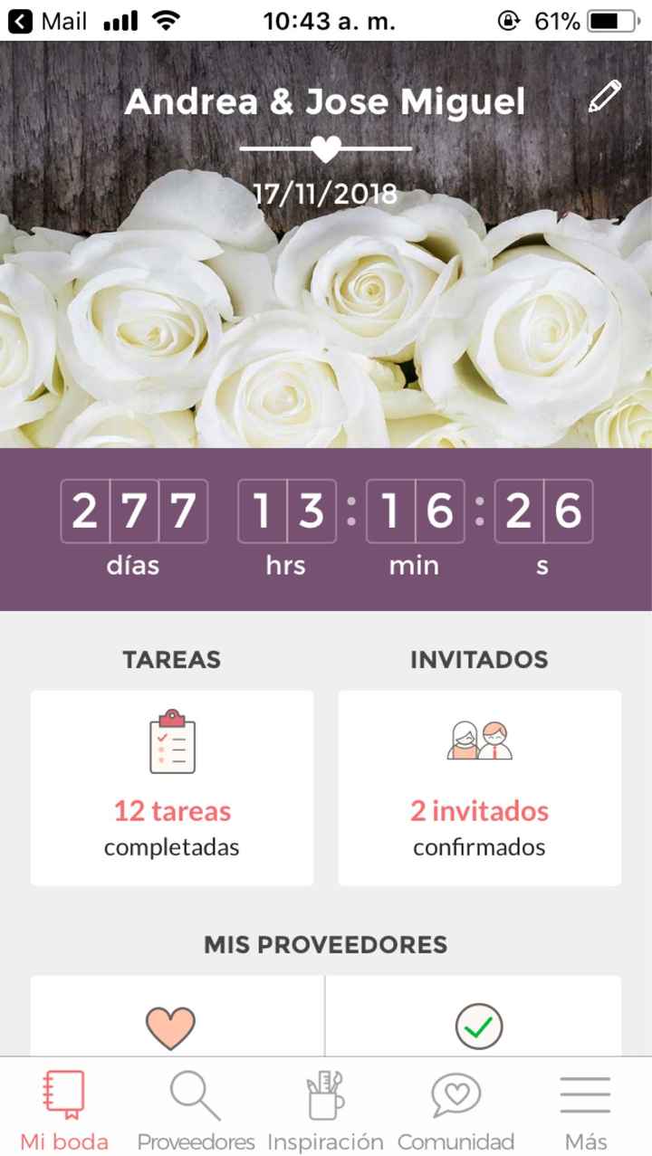¡Escribe los días que faltan para tu boda! - 1