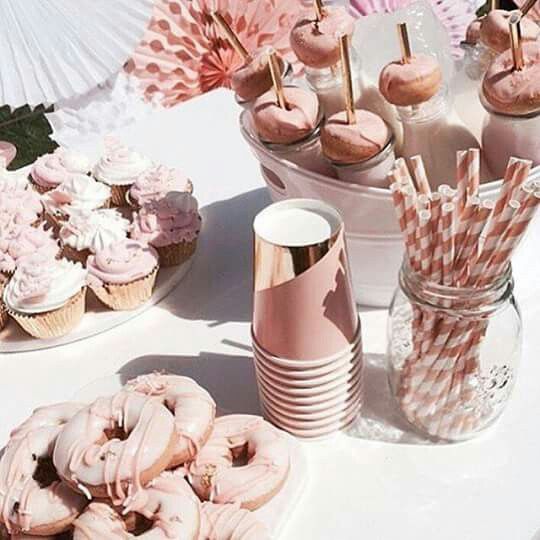  Ideas para baby shower en tono rose gold - 1