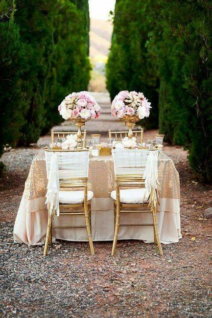 Ideas para decorar la mesa de novios - 4