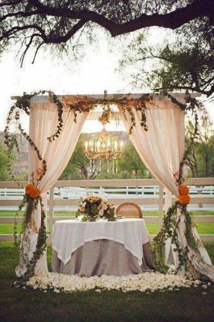 Ideas para decorar la mesa de novios - 12