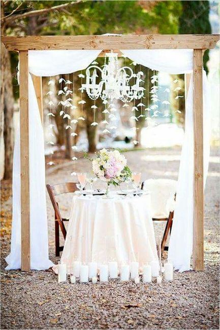 Ideas para decorar la mesa de novios - 14