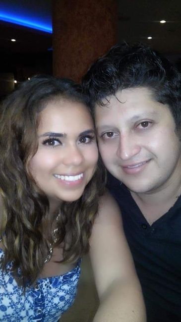 Mi esposo y yo :D