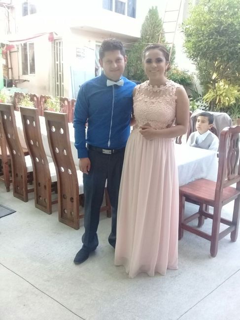 Y esta es del día de nuestra boda civil abril 2018