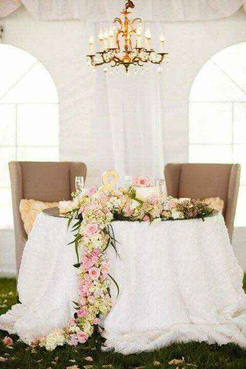 Ideas para decorar la mesa de novios - 3