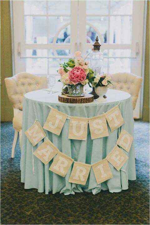 Ideas para decorar la mesa de novios - 7