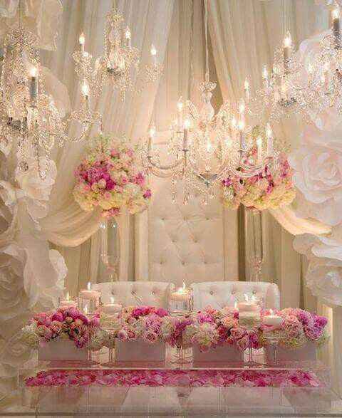 Ideas para decorar la mesa de novios - 10