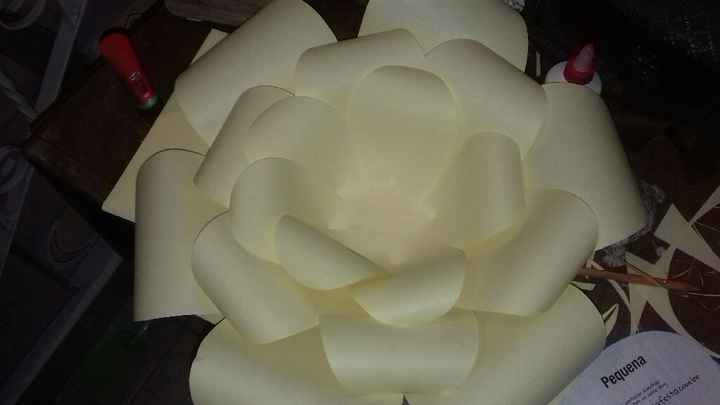 Prueba de flores de papel - 1