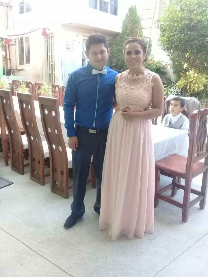 Y esta es del día de nuestra boda civil abril 2018