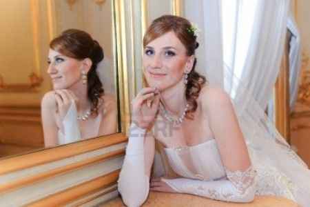 Novia   espejo = foto