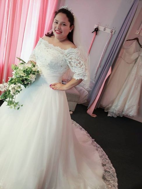 Este sera el hermoso vestido de mi gran dia!!! Les comparto la foto lo compre con mi proveedor @Adab