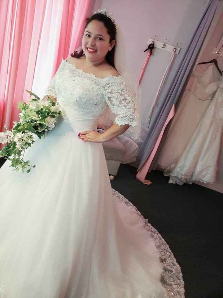 Este sera el hermoso vestido de mi gran dia!!! Les comparto la foto lo compre con mi proveedor @Adab