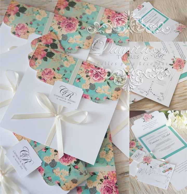 Invitaciones vintage - 1