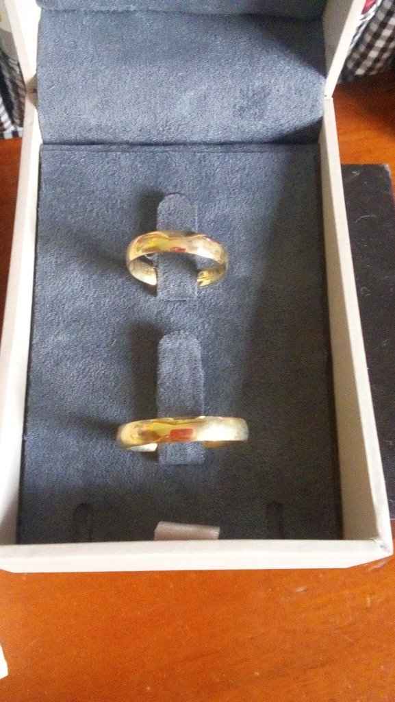 Nuestras argollas de matrimonio