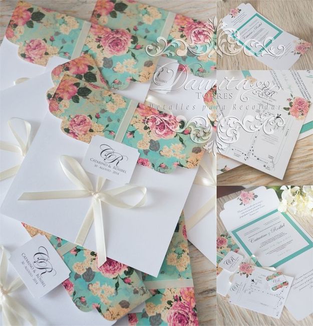 Invitaciones vintage - 1