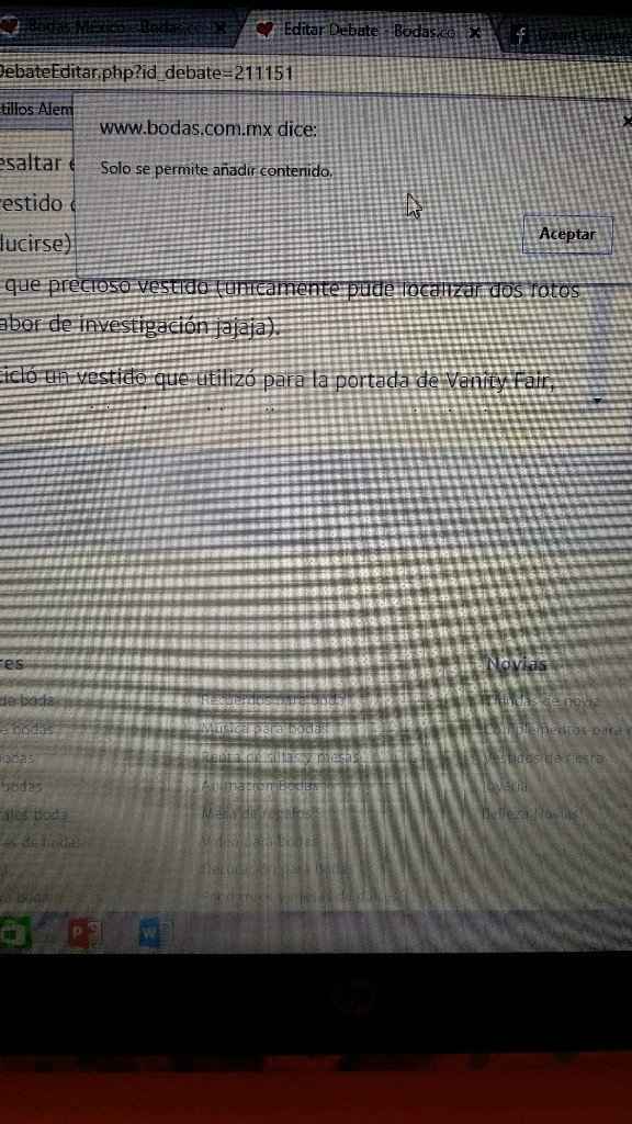 Se borran debates! y no puedo públicar - 2