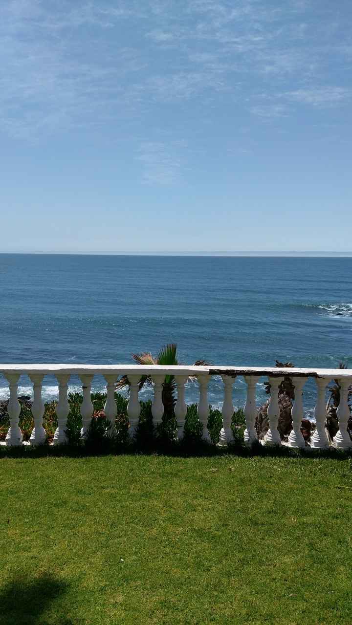 vista al mar del jardin