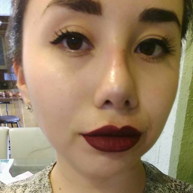 Maquillaje con labial obscuro! 1