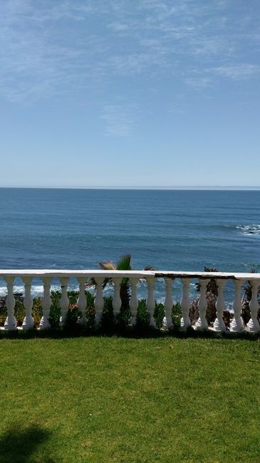 vista al mar del jardin