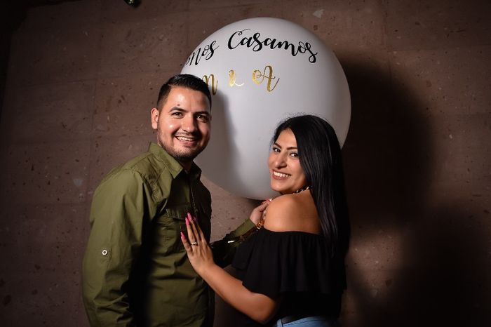 Nuestra sesión para anunciar el compromiso ♥