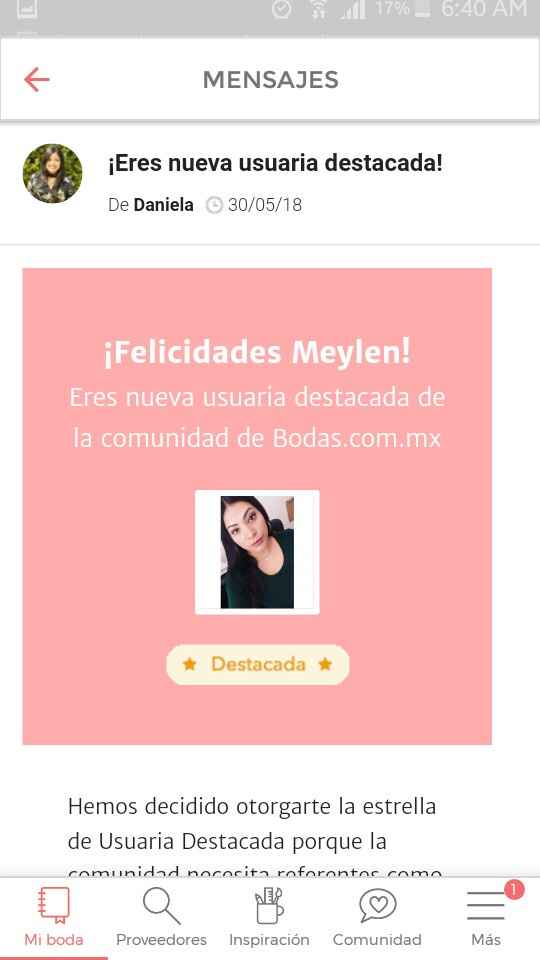 Usuaria Destacada - 1