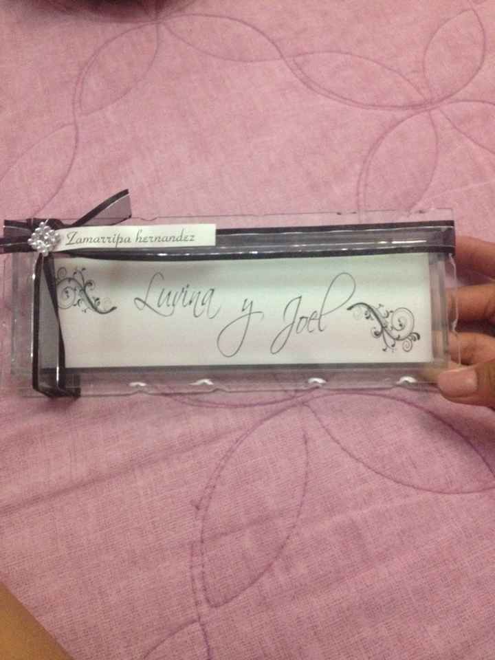 Mis invitaciones de cristal! :) - 1