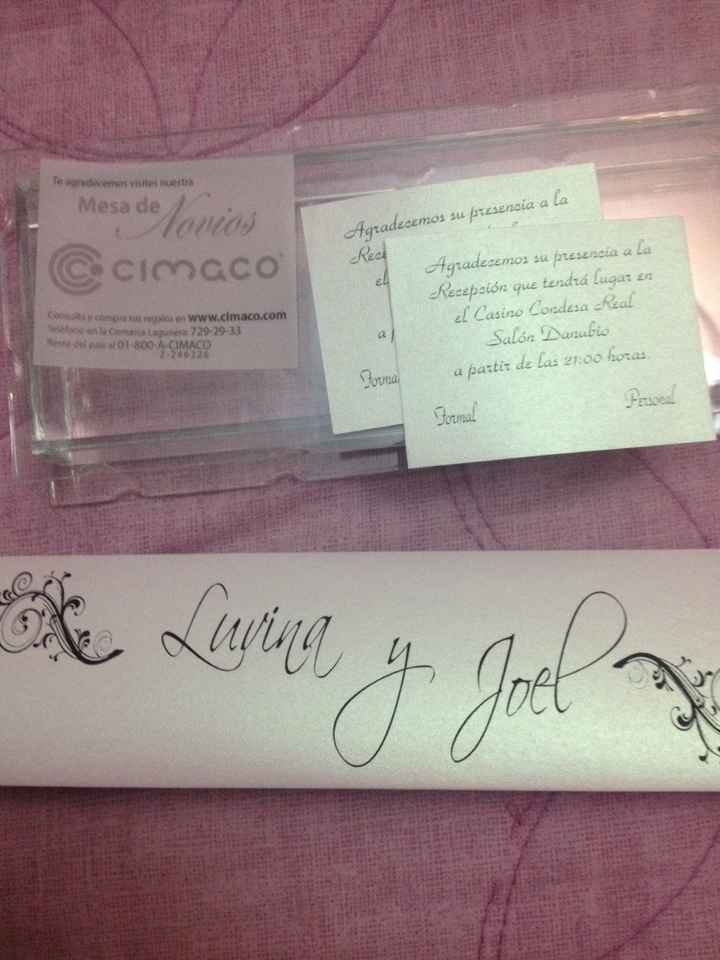 Mis invitaciones de cristal! :) - 4