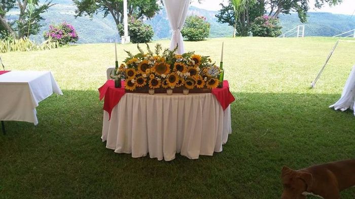 Hermoso centro de mesa 