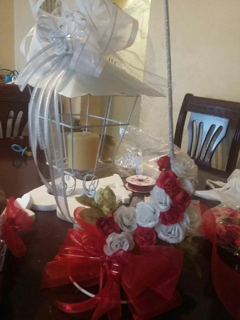 Por fin terminados mis centros de mesa - 3