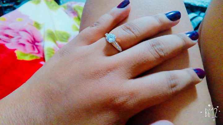 ¿como es su anillo de compromiso? - 1