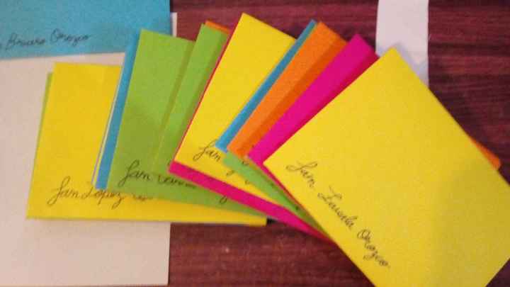 Algunas ya listas :)