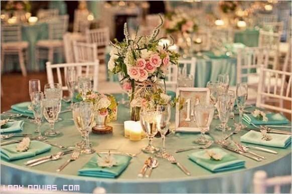 Combinación de colores para una boda color azul - 1