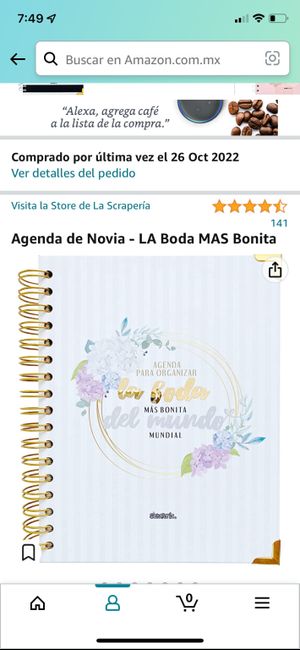 Agenda para la boda 1