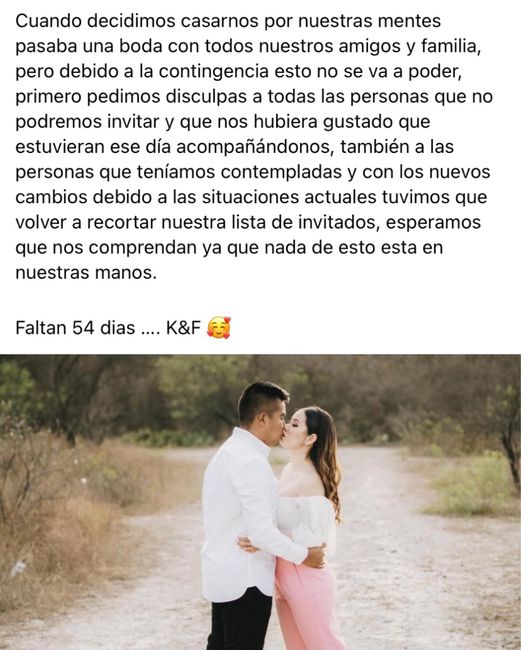 Save the date (creo cometí un error) 1