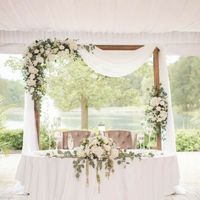 Mesa principal para novios - 2