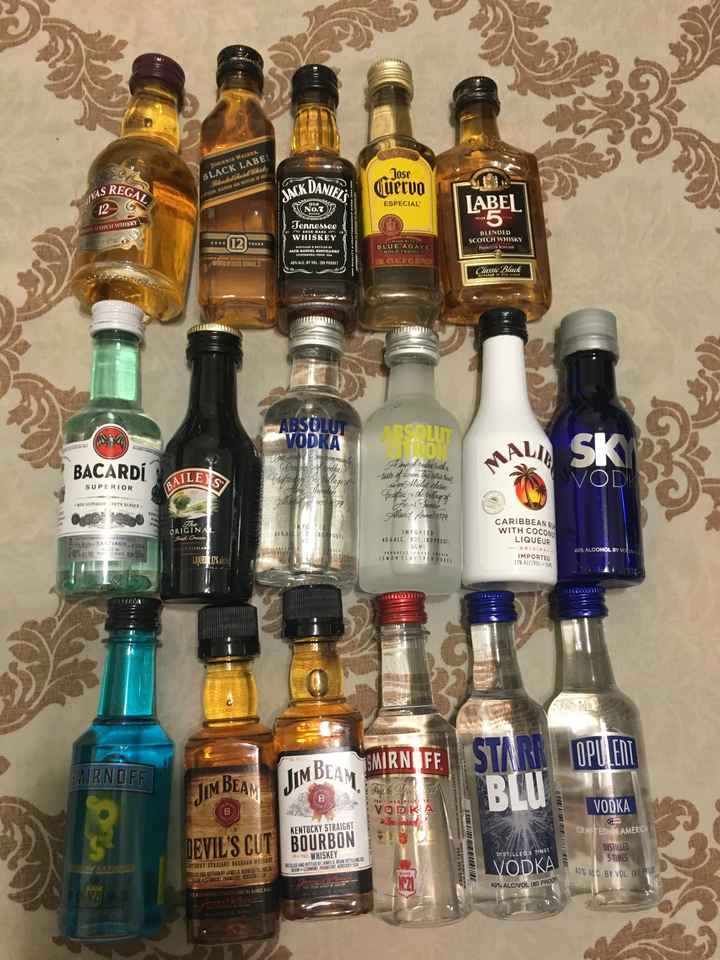  Mini botellas de licor - 1