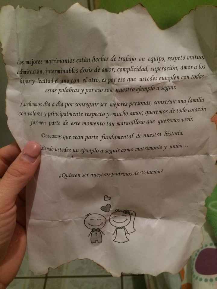 Padrinos de Velacion 