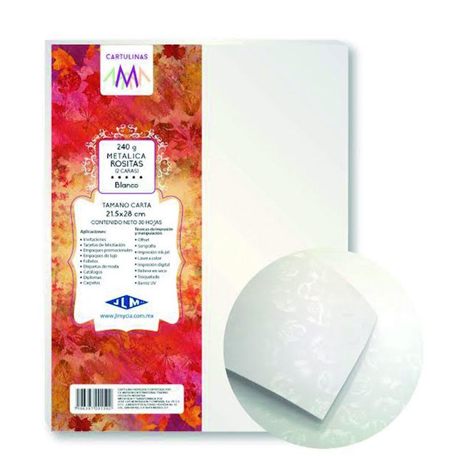 papel rositas blanco