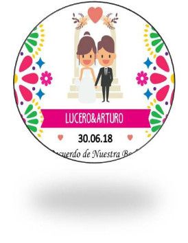 Etiquetas circulares