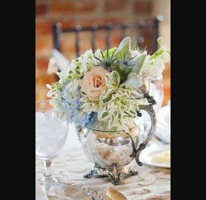 Centros de mesa florales/vintage - 1